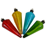 Replacement Garden Torch Glass Fuel Canister with Fiberglass Wick and Metal Snuffer ONLY - Blue