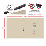 Universal Replacement 4 Panels Privacy Curtain Set for 10'  x 12' Gazebo (Gazebo Privacy Side Wall Set Only)