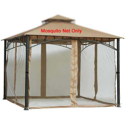 Replacement Mosquito Netting for Gazebo Size 12 ft x 12 ft (Gazebo Mosquito Net Only)