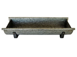 17 in. Shabby Look Metal Tabletop Planter "Nostalgia"