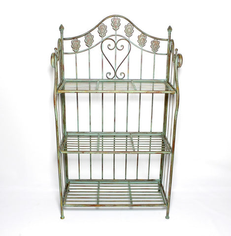 Folding metal sales bakers rack