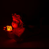 Solar Lighted Deliah Cherub Light -- Landscape Ornament