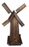 Wooden Dutch Windmill Back Yard Decorations - Classic Old-Fashioned Windmill for Garden Patio-34 in Tall