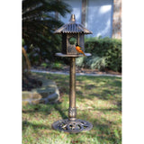 Free-standing Classic Heights Bird House With Domed Roof and Pedestal Base