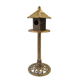 Free-standing Classic Heights Bird House With Domed Roof and Pedestal Base