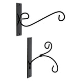 Metal Wall Hangers, Set of Two, for Lanterns,Feeders,Planters,Chimes,Ornaments