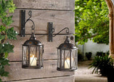 Metal Wall Hangers, Set of Two, for Lanterns,Feeders,Planters,Chimes,Ornaments
