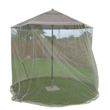 7 ft (84 in) Tall Mosquito Net Canopy ONLY with Zipper for 7 ft -9 ft Umbrella