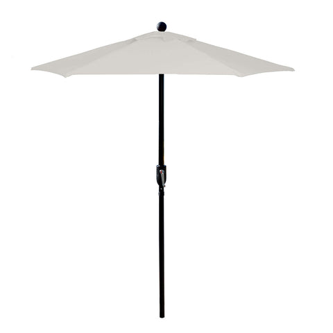 Patio Umbrella Outdoor Table Umbrella with 6 Sturdy Ribs and Crank 6.5 ft, Natural Color Umbrella
