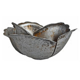 Metal Floral Tealight Candle Holder, Medium