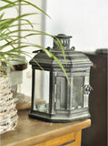 Metal Candle Lanterns with Stand - Three-tier Lantern Stand for Yard