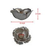 Metal Floral Tealight Candle Holder, Medium
