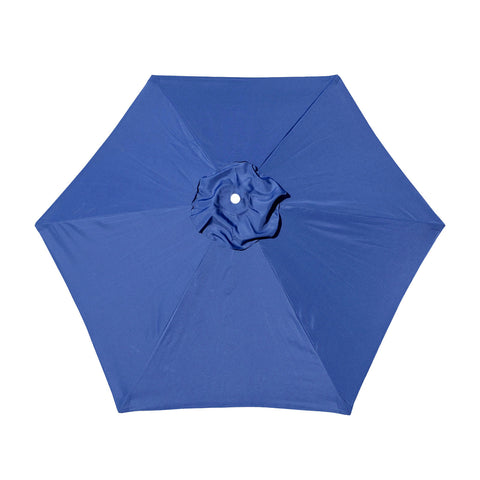 Replacement Umbrella Canopy Cover for 6.5 ft 6 Ribs Patio Market Umbrella (Canopy Only) - Navy Blue